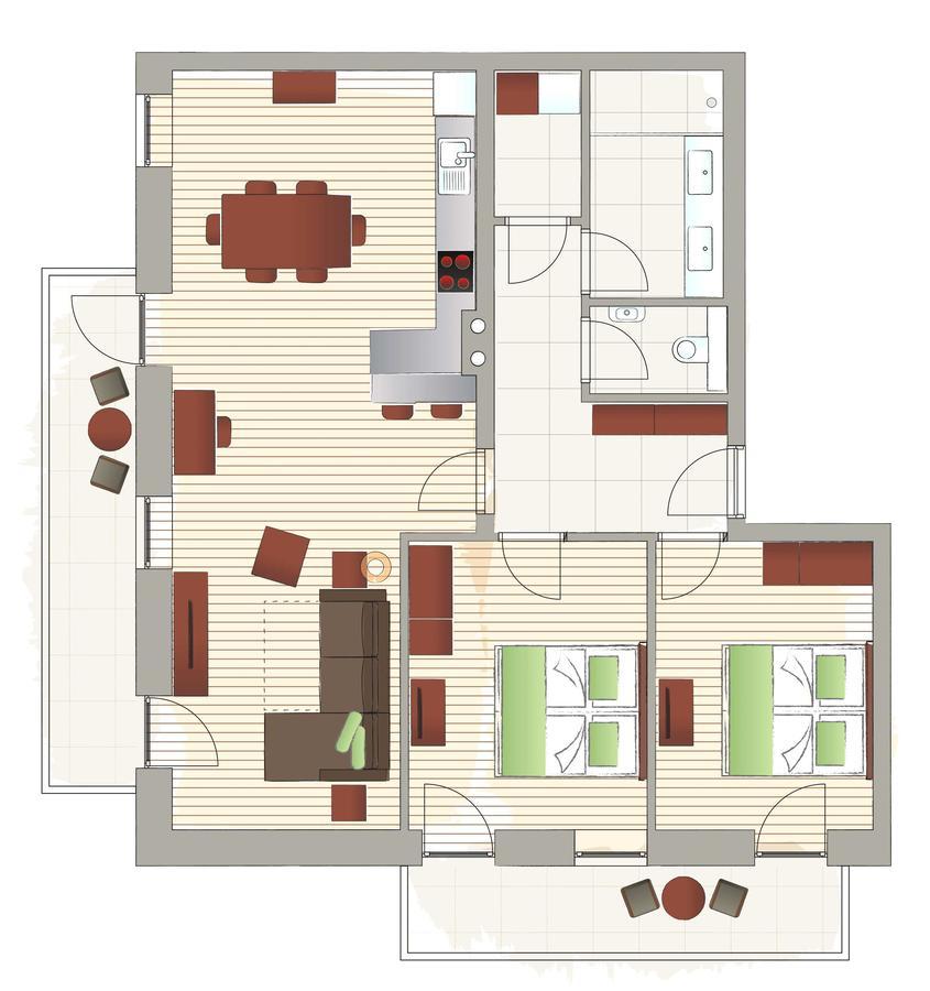 Mattone Aparthotel Lanzenkirchen Екстер'єр фото