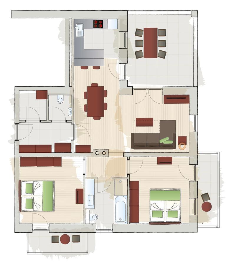 Mattone Aparthotel Lanzenkirchen Екстер'єр фото